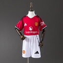 2025/26 Manchester United Home Kids Kit