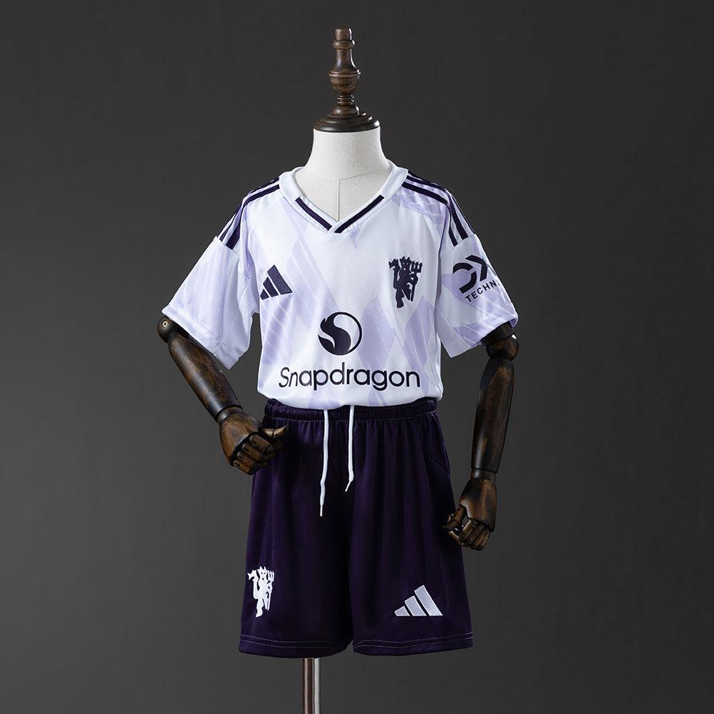 2025/26 Manchester United Away Kids Kit (16, Yes, Yes)