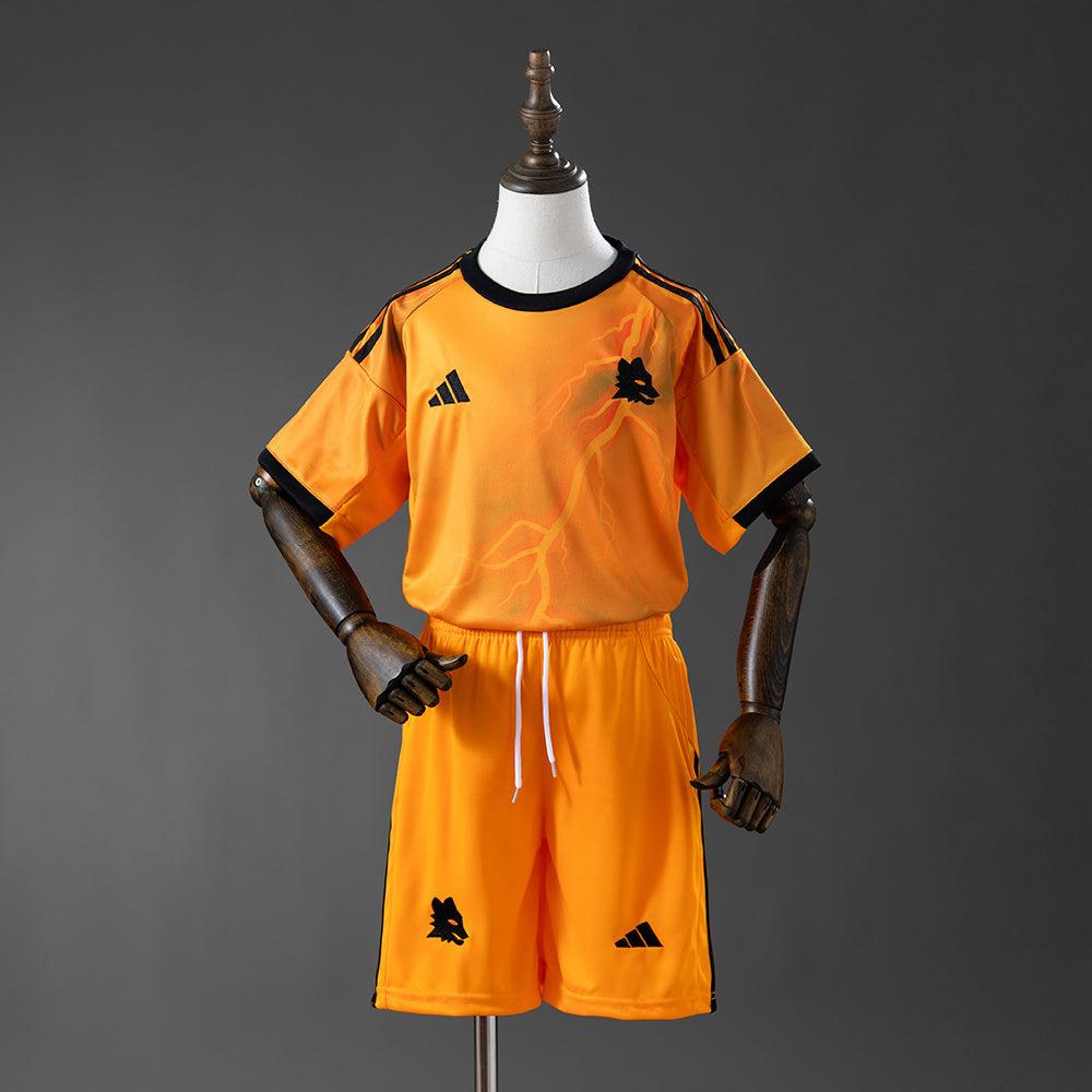 2025/26 AS Roma Away Kids Kit