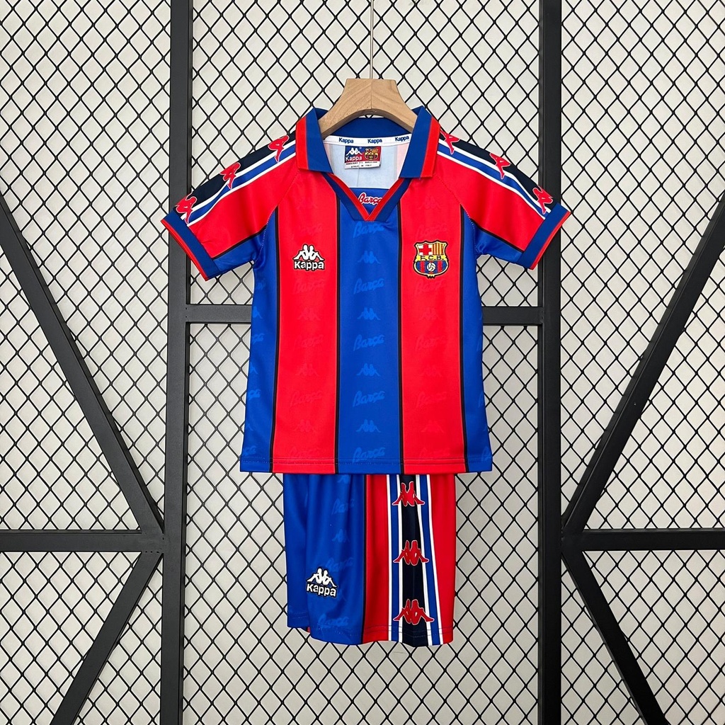 1995/97 Barcelona Home Retro Kids Kit (16, Yes, Yes)