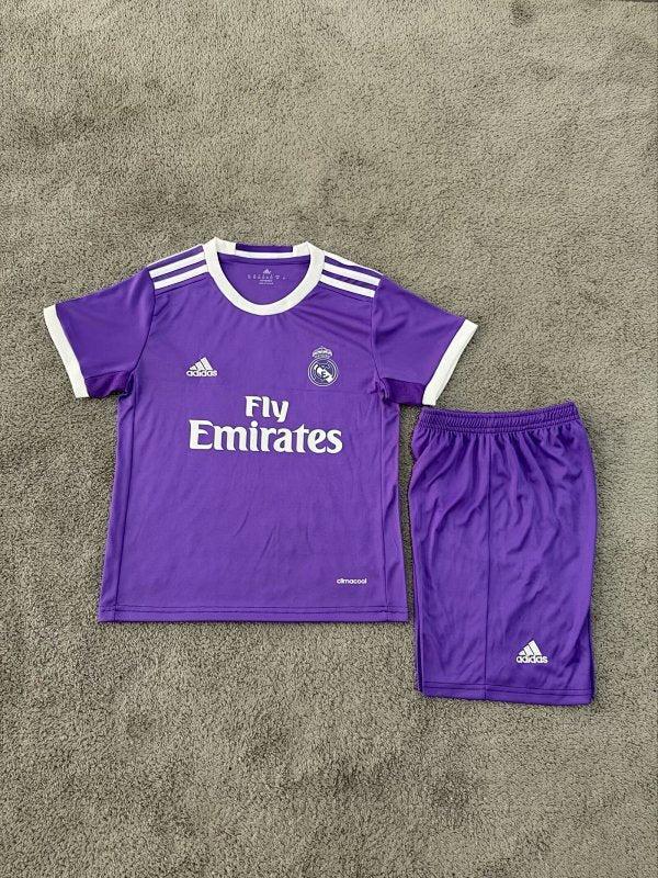 2016/17 Real Madrid Away Retro Kids Kit (16, Yes, Yes)