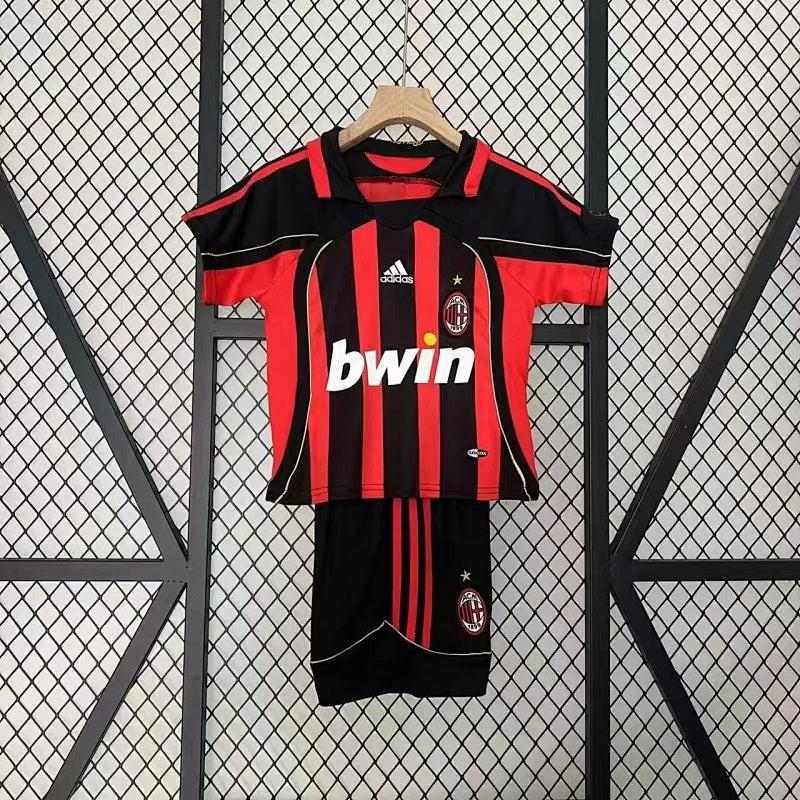 2006/07 AC Milan Home Retro Kids Kit (16, Yes, Yes)