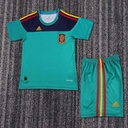 2010 Spain Goalkeeper Retro Kids Kit
