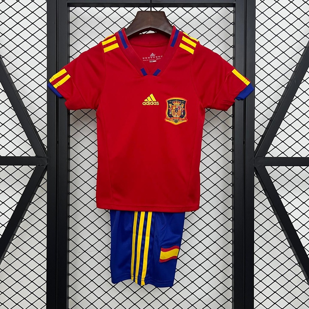 2010 Spain Home Retro Kids Kit (16, Yes, Yes)