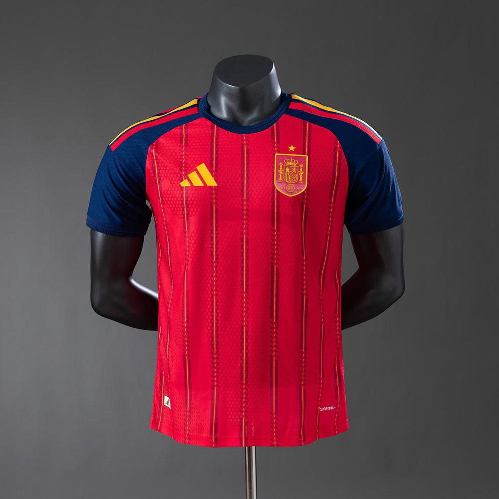 2026 Spain Home Player Version World Cup (S, Yes, Yes)