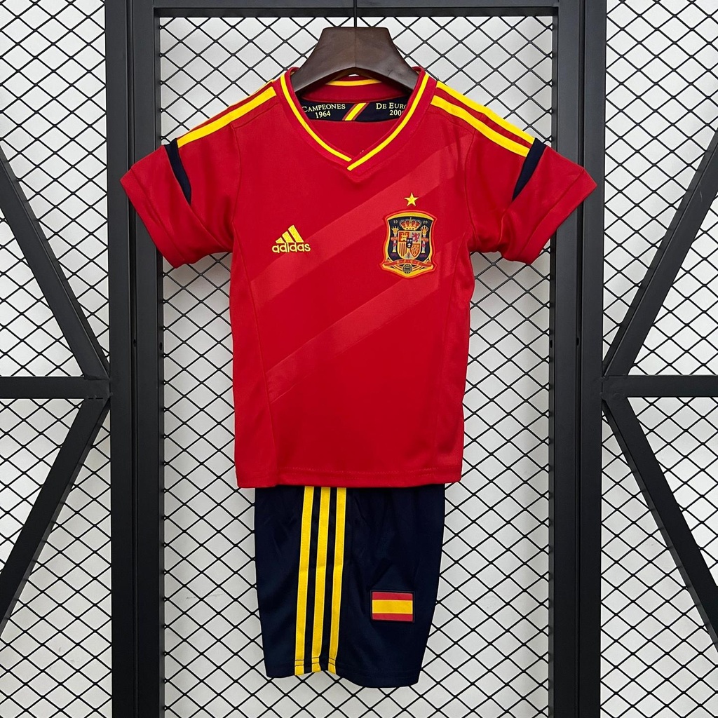 2012 Spain Home Retro Kids Kit (16, Yes, Yes)